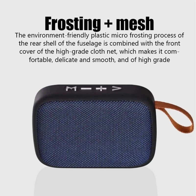 Portable Fabric Speaker Outdoor USB Wireless Sound Box Support TF Card FM Radio Speakers Voice Broadcast Universal Mobile Phone