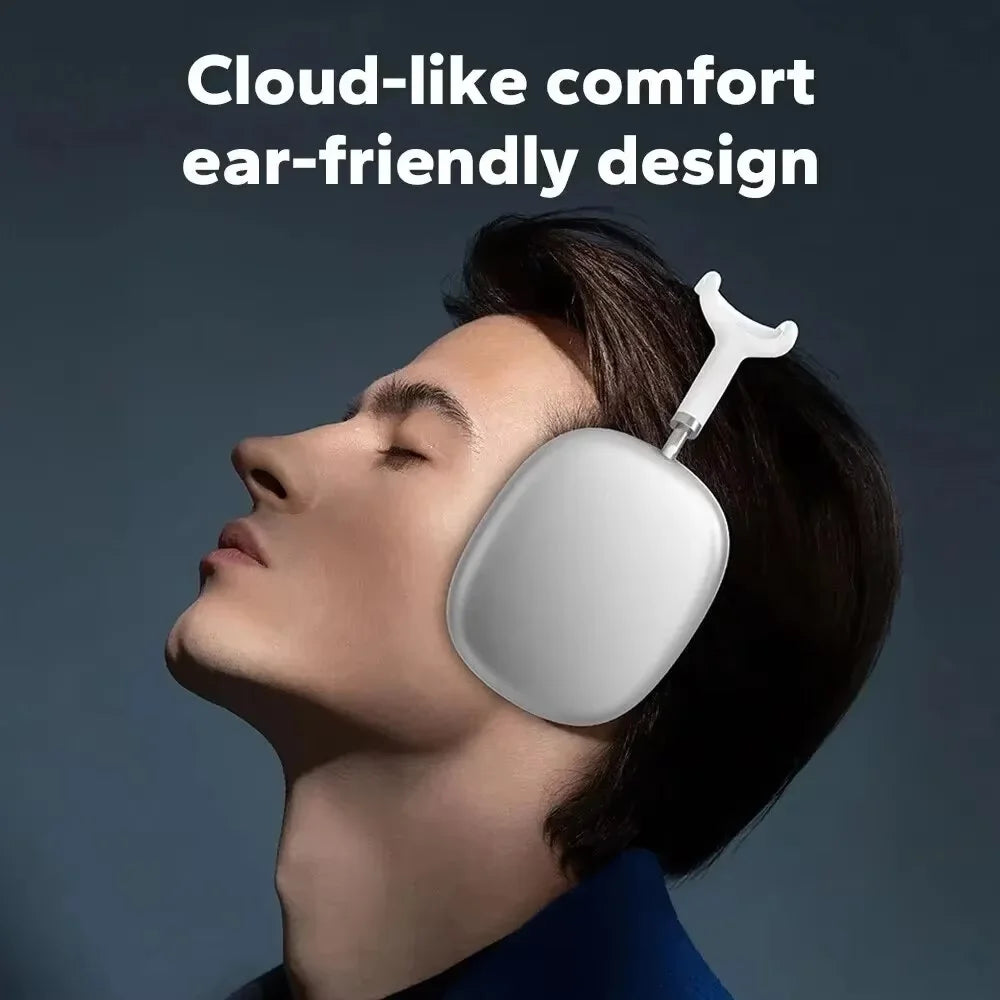 P9 Pro Air Max 5.1 Wireless Bluetooth Headphones Noise Cancelling Mic Pods over Ear Sport Gaming Headset for Any Phone